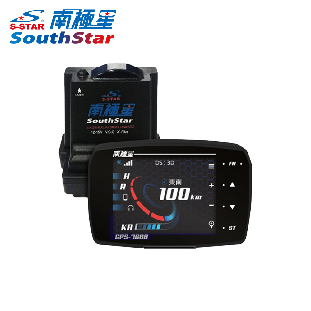南極星 GPS-7688 液晶彩屏分體測速器